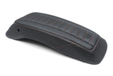 Mustang Motorcycle 14-23 HD FL Touring Saddlebag Lid Covers, Deluxe Black with Red Stitching, Part 77640AB