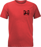 Fly Racing Youth Fly Punk Tee Red YM - Premium Cotton-Polyester Crew Neck T-Shirt