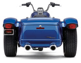 Cobra 6302 909 Twins 4-Inch Chrome Slip-On Mufflers for Harley-Davidson FLRT Freewheeler