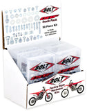 BOLT CRF Track Pack 6-Pack Display Hardware Kit, Part Number 2008-6CRF