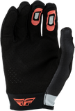 FLY RACING 2X Women's Lite Flake Gloves Black/Light Grey/Coral 380-6102X