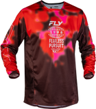 FLY RACING 2X Kinetic Blur Jersey Red/Maroon 380-4222X