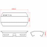 ZETA Silver Silencer Heat Guard ZE52-2909