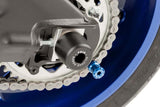 PUIG Hi-Tech 6mm Blue Swingarm Spools, Part Number 5922A