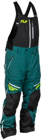 Fly Racing Incline Bib Teal and Black Large Tall - Durable Motocross Gear
