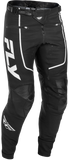 Fly Racing Youth Rayce Bicycle Pants Black/White Size 18 for BMX and MTB