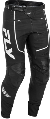 Fly Racing Rayce Bicycle Pants Black/White Size 36 for BMX and MTB Riding