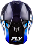 Fly Racing Formula S Carbon Byte Helmet Blue Carbon/Blue/White 2X, Part Number 73-44522X
