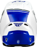 FLY Racing Kinetic Verdict Helmet White/Blue/Grey 2X - Off-Road Motorcycle Helmet