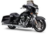 Cobra 6276 4-Inch Groove Tip Chrome Slip-On Muffler for Harley-Davidson FLH and FLT