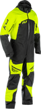 Fly Racing Incline Monosuit Hi Vis/Black Large - Waterproof, Breathable Motorcycle Suit with Detachable Hood