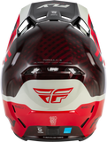Fly Racing Formula S Carbon Byte Helmet Red Carbon/Red/Grey, Medium, Part 73-4451M