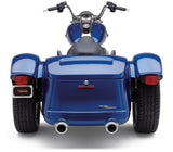 Cobra 6302 909 Twins 4-Inch Chrome Slip-On Mufflers for Harley-Davidson FLRT Freewheeler