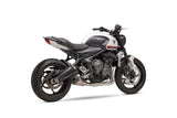 Yoshimura 19660AP520 AT2 Race FS SS/SS/CF Works Exhaust for 2021–2023 Triumph Trident 660