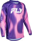 FLY RACING Youth Kinetic Torch Jersey Purple/Pink YS 380-528YS