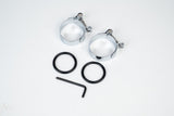 TwinPower 55-E78 Big Twin 57-78 XL Chrome Intake Clamps, Part 493306