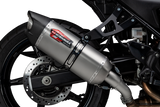 Yoshimura Part 11670BM522 AT2 Street Exhaust System with Matte Carbon Fiber End Cap
