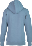 Fly Racing Women's Corporate Zip Up Light Blue Jacket (Part #358-0063M)