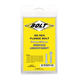 BOLT SV-M6HEXF-20 M6 8mm Hex Flange Bolt Assortment, 60-Piece Kit