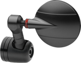 Rizoma Spy-R 57mm Black Motorcycle Mirror BS185B