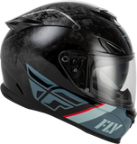 Fly Racing Sentinel Mech Motorcycle Helmet Black/Grey/Red Small 73-8431S