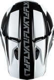 FLY Racing Kinetic Crest Helmet Black/White/Grey 2X, Part Number 73-86742X