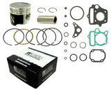 NAMURA NX-10051K Top End Kit for Honda CRF50F, Flat Top 39 mm Standard Bore, 11:1 Compression