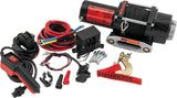 QuadBoss 2500 lb 3 HP Winch Kit, 39 ft x 3/16 in Synthetic Rope, Model 608701