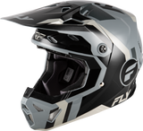 Fly Racing Formula CP Seal Helmet Black/Grey/Light Grey XS