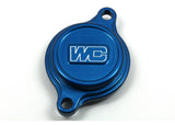 WORKS Blue Oil Filter Cover, 27-145