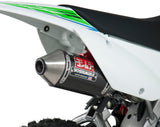 Yoshimura 2430522 RS-2 Stainless Steel/Carbon Fiber Exhaust System for Kawasaki KLX110