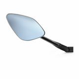 Rizoma BS324A Namic Street Motorcycle Mirror, Silver/Black, Left