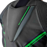 S1 D3o Suit Blk/Gry/Flo Grn Leather Xl