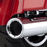 Vance & Hines Hi-Output Slip-On Exhaust, Dark Chrome, Model 16455