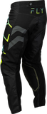 Fly Racing Kinetic Volt Pants Black/Grey/Teal/Yellow, Size 32, Part Number 380-55032
