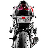 Hotbodies Fender Eliminator Tag Bracket, Gloss Black, for 2024 Kawasaki Ninja ZX-6R
