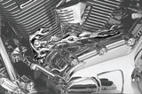 Kuryakyn 1072 Flame Shift Linkage, Chrome