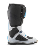 Gaerne SG-12 Motocross Boots Black/White/Carolina Blue Size 10, Part 2174-103-44.5