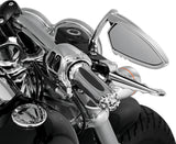 Kuryakyn 6295 Zombie Grips with Throttle Boss, Dual Cable, Chrome