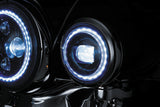 Kuryakyn 4-1/2-Inch Vision Passing Lamps, Black, Model 2466