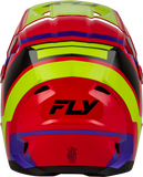Fly Racing Youth Kinetic Scrap Motorcycle Helmet Red, Hi-Vis, Purple and Black Size Youth Small (YS) – Part 73-2008YS
