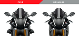PUIG Sport Side Spoilers Black for Yamaha YZF-R1 and YZF-R1M, Part 9766N