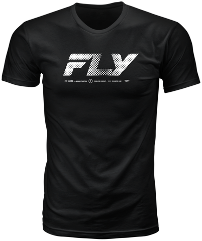 Fly Racing Fly Worldwide Tee Black Small - Comfortable 100% Cotton Crew Neck T-Shirt