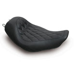 Mustang Motorcycle Wide Tripper Solo Seat, Diamond Stitch, Brown, Model 76735