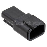 NAMZ 3-Position Deutsch DTM Receptacle MDR-3B, HD 74103-98BK