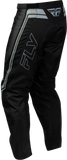 Fly Racing F-16 Raze Pants Black/Grey Size 38, Part Number 380-93038