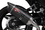 Yoshimura Part 11670BM222 Exhaust Street AT2 for RS-12 ADV with Matte Carbon Fiber End Cap