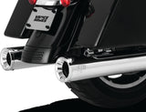 Vance & Hines 4-Inch Eliminator 400 Chrome Slip-On Exhaust, Model HD Dresser 17-22, Part 16714