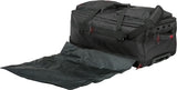 FLY Racing Tour Roller Bag Black – 80L Motorcycle Gear Luggage with Telescoping Handle and Fleece Lined Pockets