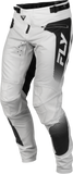 Fly Racing Yth Rayce Sonar BMX/MTB Bicycle Pants, White/Black, Size 26, Part 380-06126